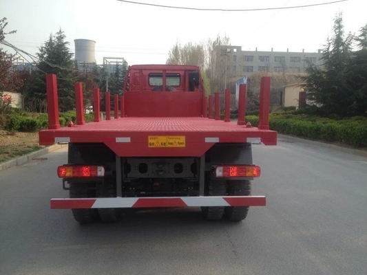 371hp Sinotruk Howo7 Kargo Truk Kontainer 30T Flatbed 6x4 10 roda Dengan 1 Ban Serep