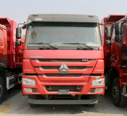 Sinotruk 6x4 10 Wheel Dump Truck Tugas Berat Dengan Platform Tubuh Terbalik