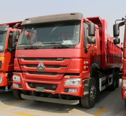 Sinotruk 6x4 10 Wheel Dump Truck Tugas Berat Dengan Platform Tubuh Terbalik