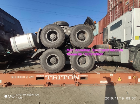 420hp Prime Mover Truck Drive Tangan Kiri Traktor Truk Sinotruk HowoA7 10 Roda