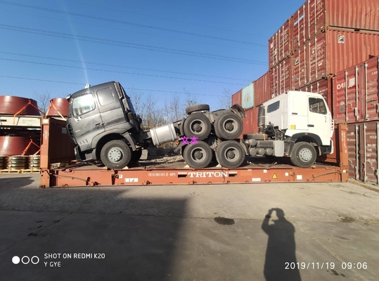 420hp Prime Mover Truck Drive Tangan Kiri Traktor Truk Sinotruk HowoA7 10 Roda