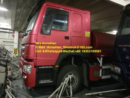Sinotruk Howo7 Truk Tangki Air Tekanan Tinggi 4000 Gallon Drive Tangan Kiri 6X4