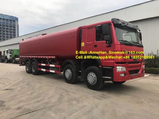 Truk Air Sinotruk 25-35CBM 8X4 Untuk Pengangkutan Air di Sinotruk Howo