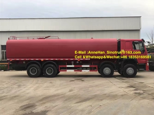 Truk Air Sinotruk 25-35CBM 8X4 Untuk Pengangkutan Air di Sinotruk Howo