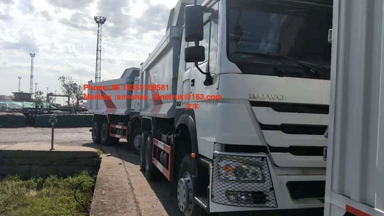 Howo7 Sinotruk Ghana 10 Roda 6x4 Dump Truck Untuk Kapasitas Beban 40T 371hp