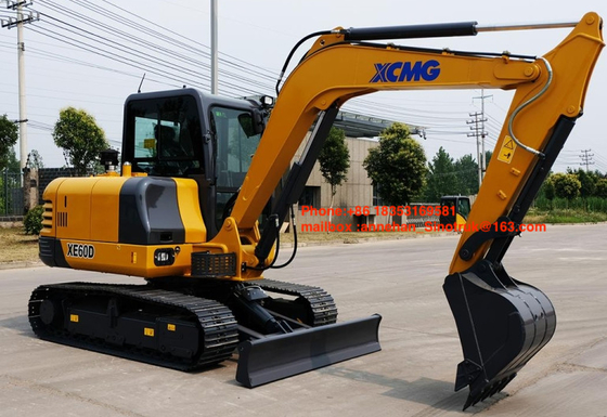 Excavator Tugas Ringan XE60D, Excavator Crawler Hidraulik Dengan Berat Badan 6T