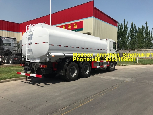 Sinotruk Putih Howo A7 Truk Tangki Bahan Bakar 6x4 Truk Tangki Minyak Lhd Zz1257n4347n1