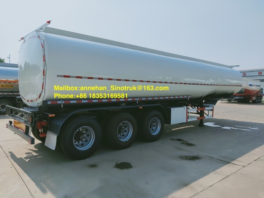 3 As Bahan Bakar oli Truk Semi Trailer Tri - Tangki Gandar Kapasitas 40 - 60 CBM