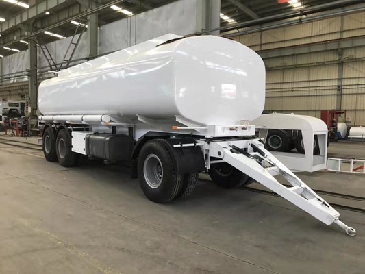 Tiga As Bahan Bakar Tanker Tugas Berat Penuh Semi Trailer Suspensi Mekanik