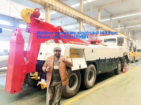 Lhd 10 Roda Truk Kargo Berat 6 * 4 Truk Derek Jalan 20t-30t Euro 2