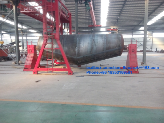 3 Fuwa As Mixer Beton Semi Trailer / Trailer Semen Massal 50-60 Cbm