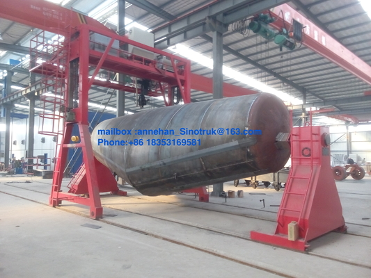 3 Fuwa As Mixer Beton Semi Trailer / Trailer Semen Massal 50-60 Cbm