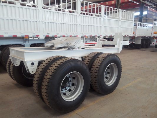 ISO Lulus 2 As Semi Trailer Tow Trailer Dolly Dua Atau Empat Roda Kekuatan Tarik Tinggi