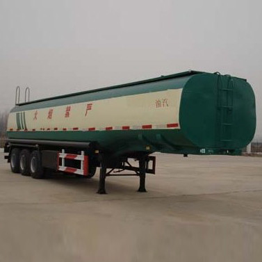 Pilihan 25-60cbm Tanker Minyak Semi Truk Dan Trailer Q235 Baja Karbon Dari Paduan Aluminium