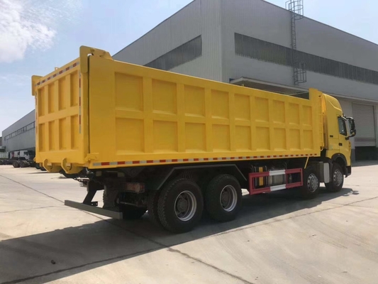 Howo A7 12 Wheeler Dump Truck Bunker Ganda Euro 4 420hp Kabin Tinggi