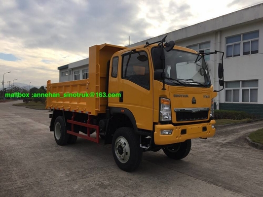4x4 5-10t Beban Truk Capaicty Tugas Ringan Komersial Sinotruk Merk Euro3 Lhd