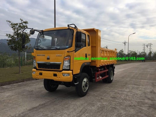 4x4 5-10t Beban Truk Capaicty Tugas Ringan Komersial Sinotruk Merk Euro3 Lhd