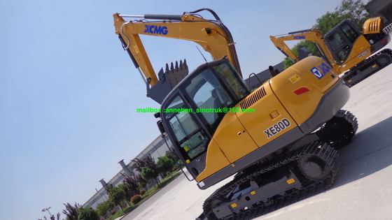 XCMG XE60D 6 Ton Mini Mesin Crawler Excavator Dengan Sistem Hidrolik