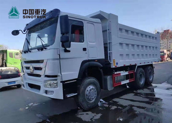 SINOTRUK 375hp 20CBM HOWO Digunakan Dump Truck Second Hand 5600 * 2300 * 1500mm