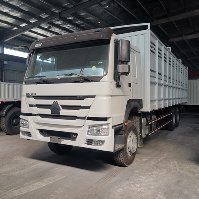 White SINOTRUK HOWO 6X4 Truk Kargo Berat Standar Emisi Euro II