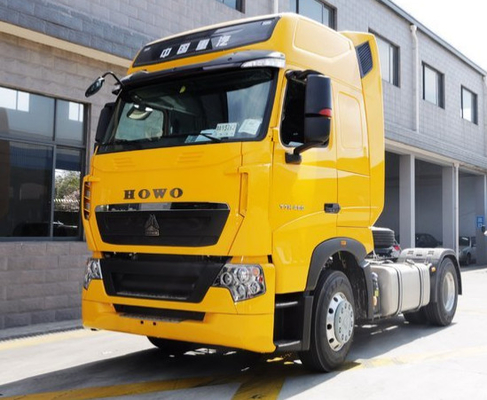 Euro 2 HW 76 Cab Howo Prime Penggerak Traktor 4 * 2 Truk Roda Penggerak