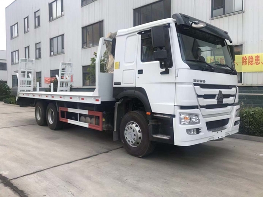 SINOTRUK HOWO 6X4 Truk Kargo Berat, Tempat Tidur Rendah, 290HP HF7 / HF9 Gandar Depan 40 Ton