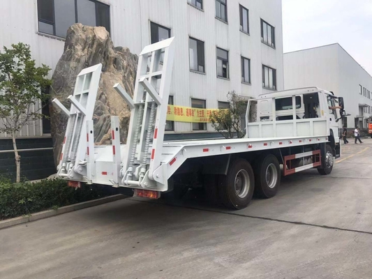 SINOTRUK HOWO 6X4 Truk Kargo Berat, Tempat Tidur Rendah, 290HP HF7 / HF9 Gandar Depan 40 Ton
