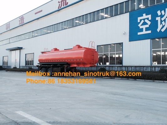 2 As Minyak Trailer Tangki Bahan Bakar Tugas Berat Semi Trailer Bahan Baja Karbon Q345