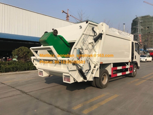 4x2 6 Ban Kompresor Truk Sampah Sinotruk Howo7 8M3-10M3