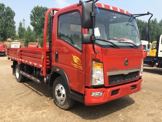 Truk HOWO Merah, Truk Komersial Tugas Ringan Kapasitas 4x2 5 Ton