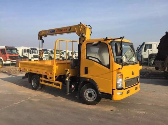 Howo 8x4 Cargo Truck Mounted Crane 12ton Sampai 20 Ton Kinerja Tinggi