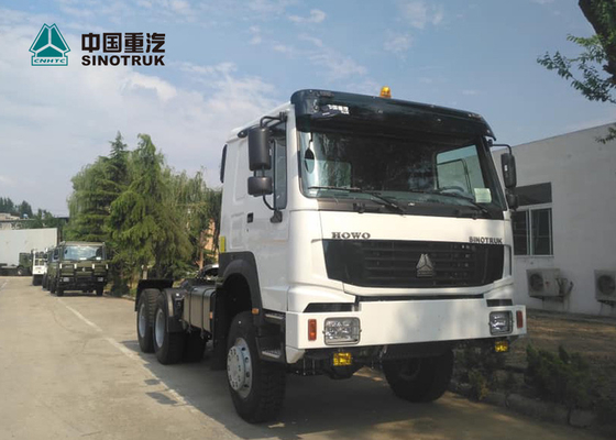 SINOTRUK HOWO Prime Mover Truck Euro 2 371HP 6x6 Truk Penggerak Roda Penuh