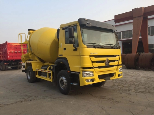 CCC Lulus Penghematan Bahan Bakar Sinotruk Jowo 4x2 Self Loading 6 CBM Mini Concrete Mixer Truck