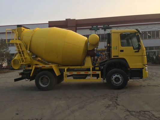 CCC Lulus Penghematan Bahan Bakar Sinotruk Jowo 4x2 Self Loading 6 CBM Mini Concrete Mixer Truck