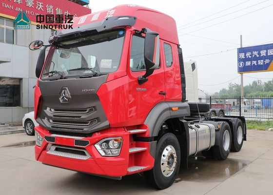 Sinotruk Hohan Double Sleepers N7B 371hp Sinotruk Howo Tractor Truck Truk Penggerak Utama