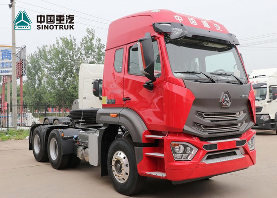 Sinotruk Hohan Double Sleepers N7B 371hp Sinotruk Howo Tractor Truck Truk Penggerak Utama
