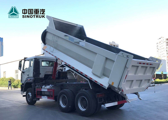 N7B Man Technology Chassis 371hp Heavy Duty Dump Truck dengan Warna Putih