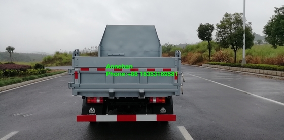 Truk Dump Tugas Ringan Diesel 95km / H RHD