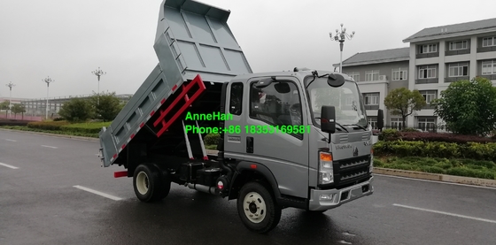 Truk Dump Tugas Ringan Diesel 95km / H RHD