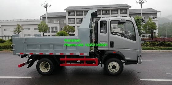 Truk Dump Tugas Ringan Diesel 95km / H RHD