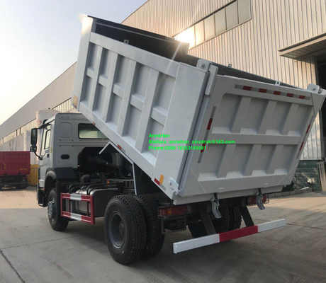 4x2 6 Ban 15M3 Heavy Duty Dump Truck Mid Lifting Drive Tangan Kanan