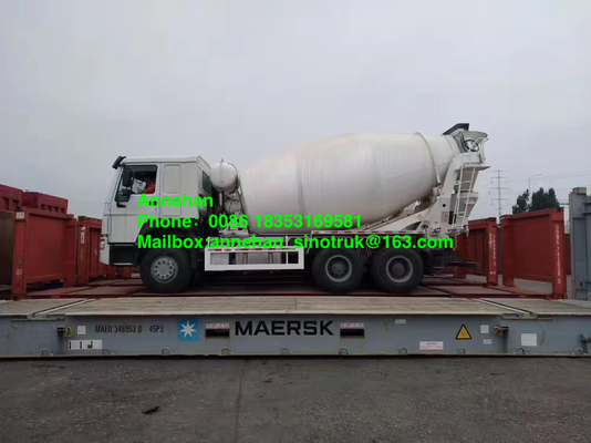 Howo7 Sinotruk 10M3 336hp Euro2 Mesin Pengaduk Beton