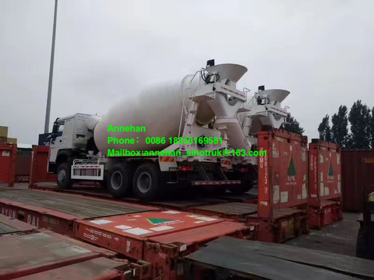 Howo7 Sinotruk 10M3 336hp Euro2 Mesin Pengaduk Beton