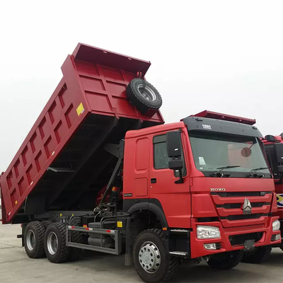 10 Wheeler Sinotruk HOWO 6 * 4 Truk Tipper Tugas Berat