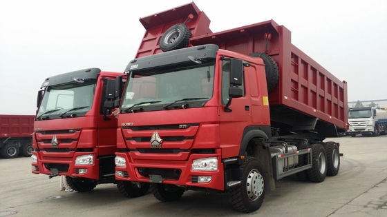 10 Wheeler Sinotruk HOWO 6 * 4 Truk Tipper Tugas Berat