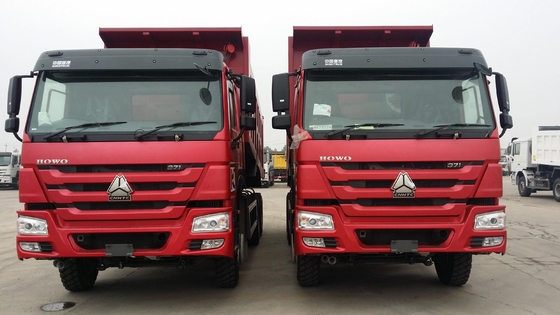 10 Wheeler Sinotruk HOWO 6 * 4 Truk Tipper Tugas Berat