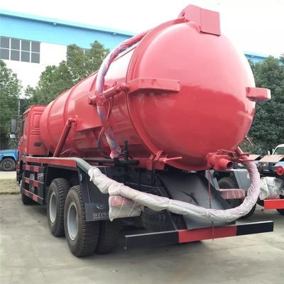 SINOTRUK HOWO 6X4 336hp Truk Penyedot Limbah Vakum