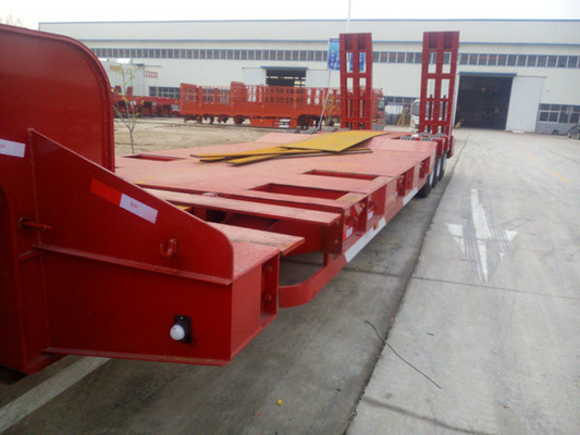 3 Tempat Tidur Gandar Rendah 11.00r20 Trailer Semi Tugas Berat