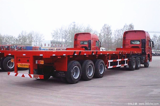 3 Tempat Tidur Gandar Rendah 11.00r20 Trailer Semi Tugas Berat