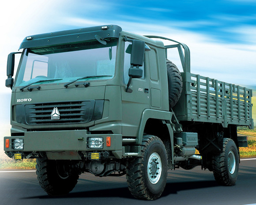 10t Sinotruck Howo 4x4 Euro Truk Kargo Berat Semua Roda